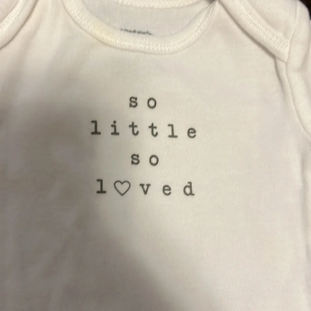 Carters Gender Neutral Precious So Little So Loved 3 piece outfit!
